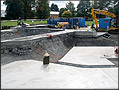 Charnwood skate park construction - Click on image to enlarge
