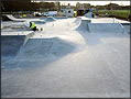 Clapham Common skate park construction - Click on image to enlarge
