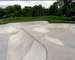 Hackney skate park - Click on image to enlarge