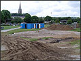Meadowbank Recreation Ground, Dorking skate park - under construction - Click on image to enlarge